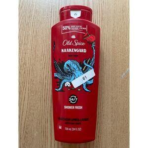 New Mens Old Spice Krakengard Body Wash Shower 🧼 Fresh size 24oz